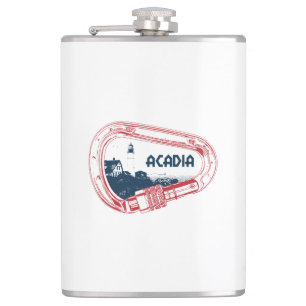 Acadia Climbing Carabiner Hip Flask