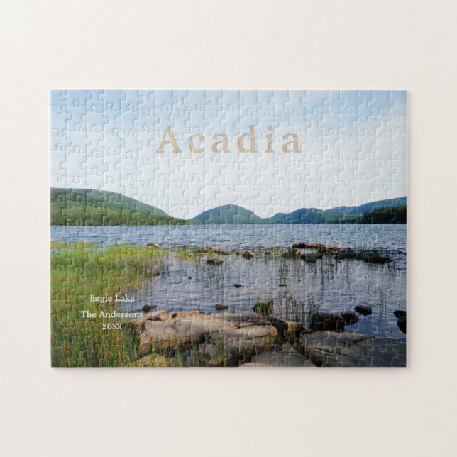 Acadia Desert Eagle Lake National Park Maine Jigsaw Puzzle (Horizontal)