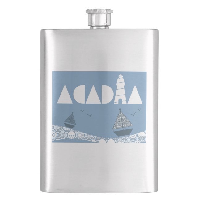Acadia Hip Flask (Front)