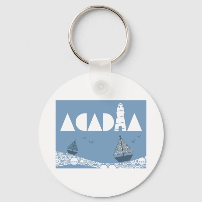 Acadia Key Ring (Front)