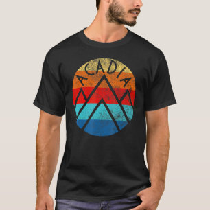 Acadia Maine Nature Hiking Mountains Outdoors Vint T-Shirt