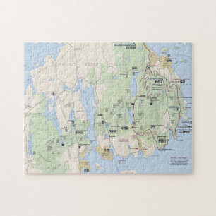 Acadia map puzzle
