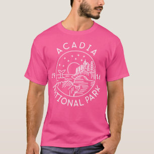 Acadia National Park 1916 Maine Bar Harbour Acti T-Shirt