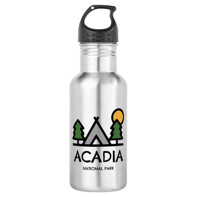 Acadia National Park 532 Ml Water Bottle (Front)