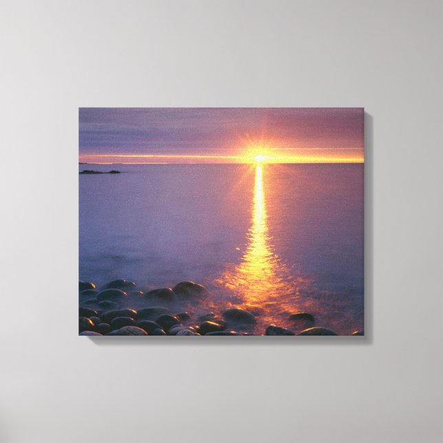 Acadia National Park |Atlantic Ocean Maine Canvas Print (Front)