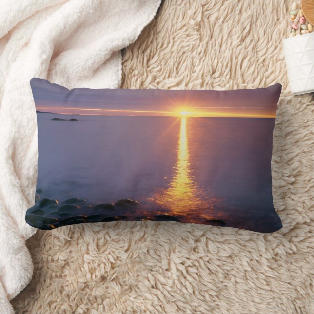 Acadia National Park |Atlantic Ocean Maine Lumbar Cushion (Blanket)