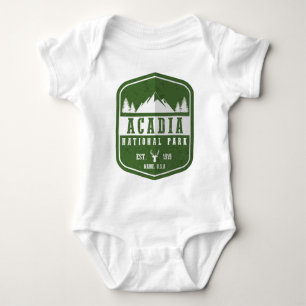 Acadia National Park Baby Bodysuit