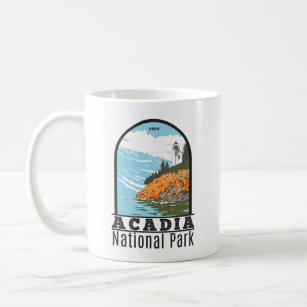 Acadia National Park Bar Harbour Lighthouse Maine Coffee Mug