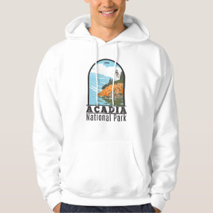 Acadia National Park Bar Harbour Lighthouse Maine  Hoodie