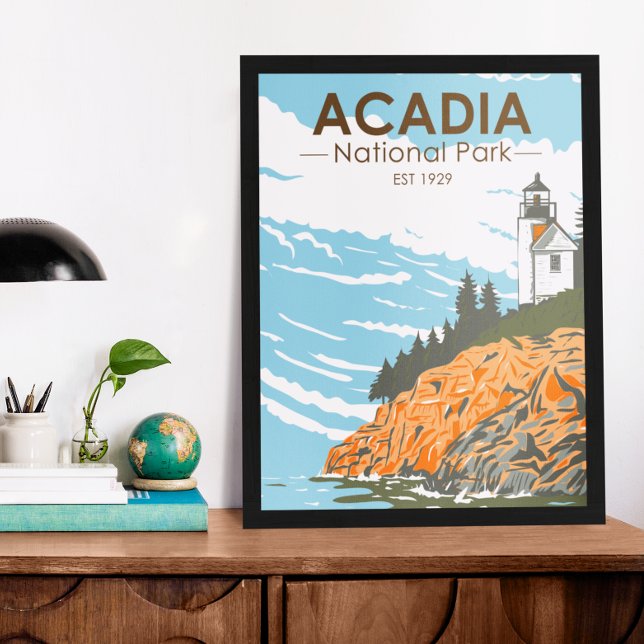 Acadia National Park Bar Harbour Lighthouse Maine Poster (Creator Uploaded)