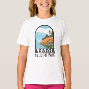 Acadia National Park Bar Harbour Lighthouse Maine  T-Shirt