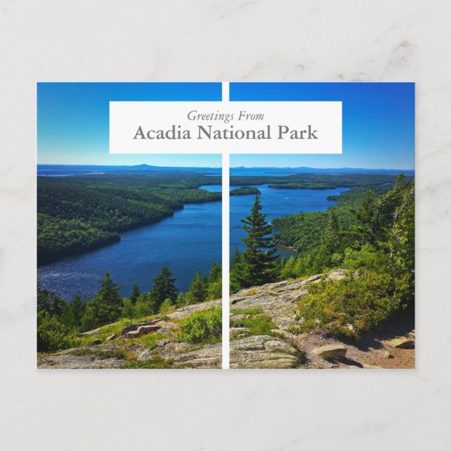 Acadia National Park Bar Harbour Maine Postcard (Front)