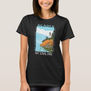 Acadia National Park Bar Harbour Maine Vintage T-Shirt