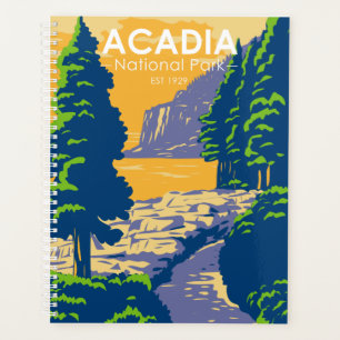 Acadia National Park Bar Harbour Ocean Path Maine Planner