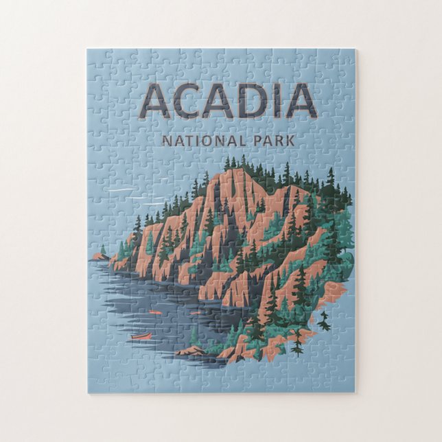 Acadia National Park Cadillac Mountain Jigsaw Puzzle (Vertical)