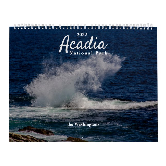 Acadia National Park Calendar (Cover)