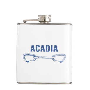 Acadia National Park Climbing Quickdraw Hip Flask