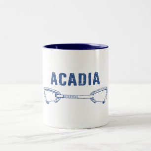 Acadia National Park Climbing Quickdraw Two-Tone Coffee Mug
