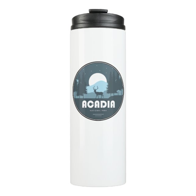 Acadia National Park Deer Thermal Tumbler (Front)