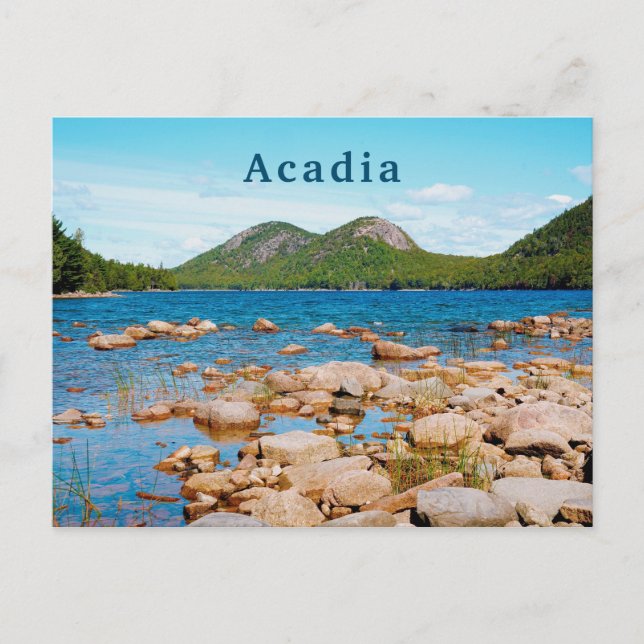 Acadia National Park Jordan Pond Maine Postcard (Front)