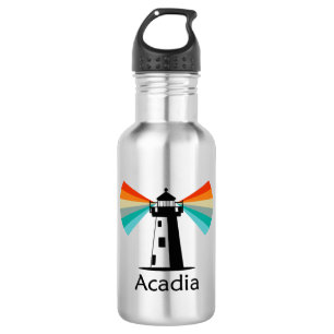 Acadia National Park Lighthouse Rainbow 532 Ml Water Bottle