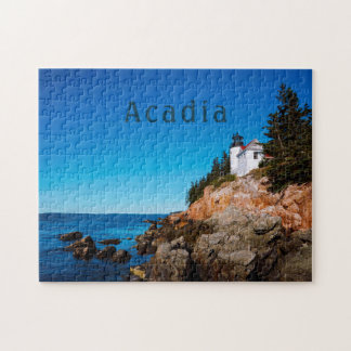 Acadia National Park Maine Bass Harbour Lighthouse Jigsaw Puzzle