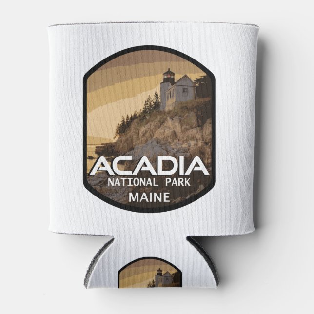 acadia national park maine can cooler (Front)