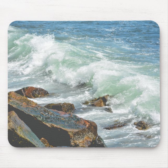 Acadia National Park Maine Coast Ocean Mouse Mat (Front)