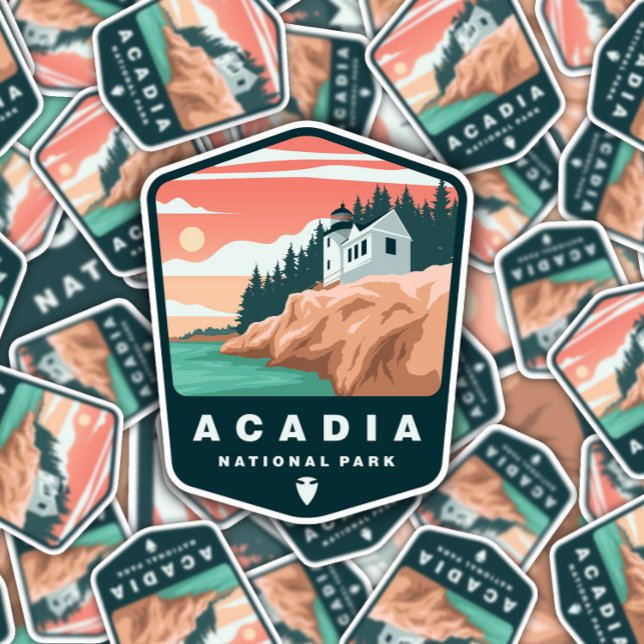 Acadia National Park Maine | Die-Cut Sticker (Creator Uploaded)