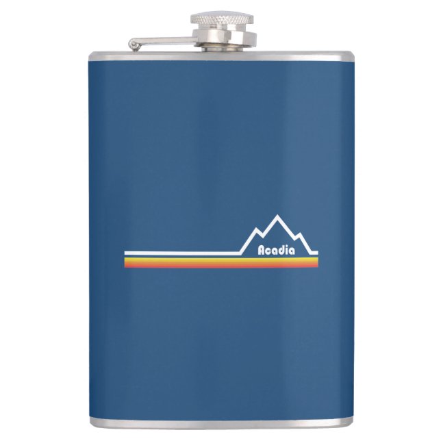 Acadia National Park Maine Hip Flask (Front)