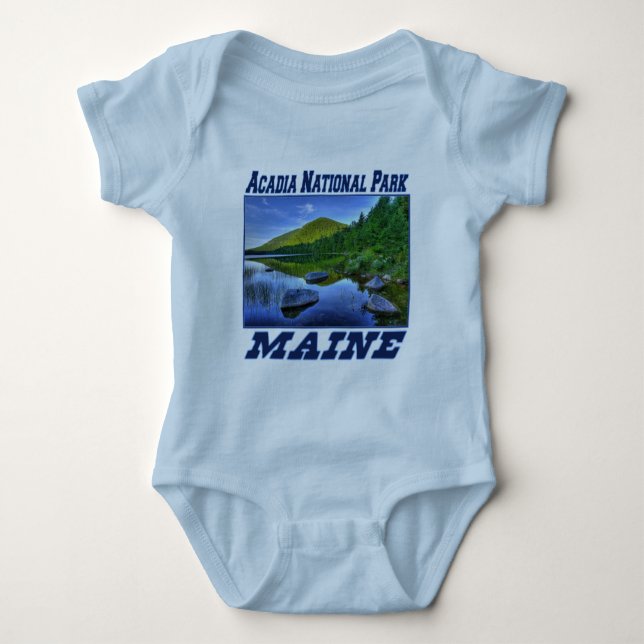 Acadia National Park - Maine Infant Creeper (Front)