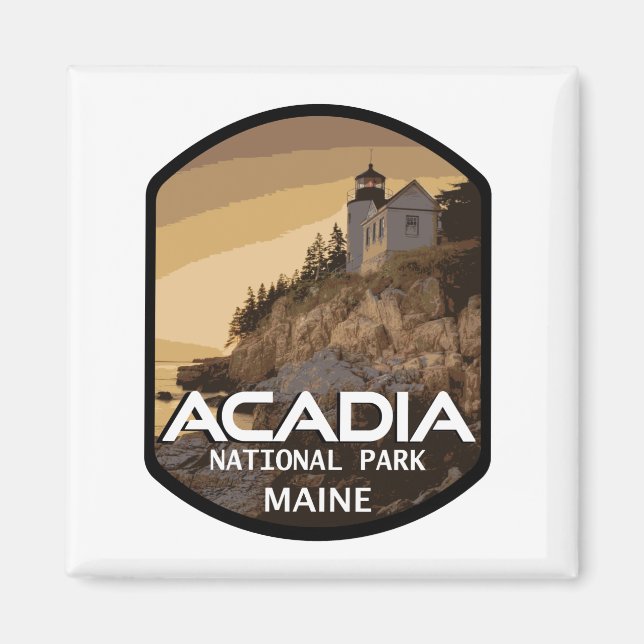 acadia national park maine magnet (Front)