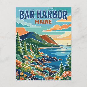 Acadia National Park Maine Postcard
