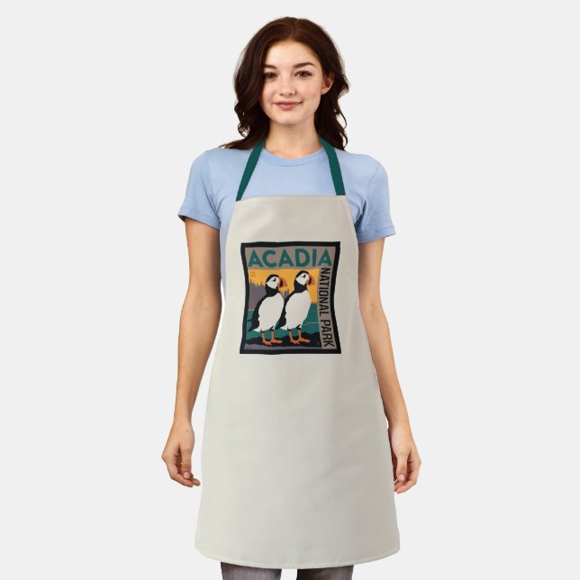 Acadia National Park, Maine | Puffins Apron (Worn)