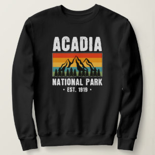 Acadia National Park, Maine Retro Vintage Sweatshirt