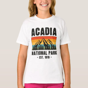 Acadia National Park, Maine Retro Vintage T-Shirt