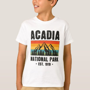Acadia National Park, Maine Retro Vintage T-Shirt