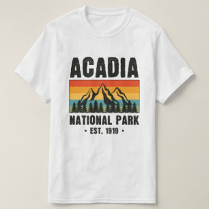 Acadia National Park, Maine Retro Vintage T-Shirt