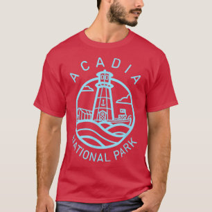 Acadia National Park Maine State Lighthouse Bar Ha T-Shirt