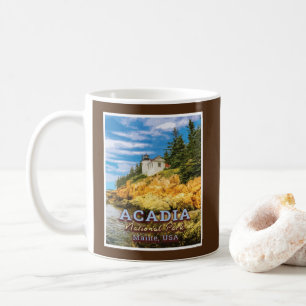ACADIA NATIONAL PARK - MAINE USA - BAR HARBOR COFFEE MUG