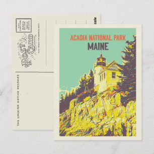Acadia National Park, Maine, USA Postcard