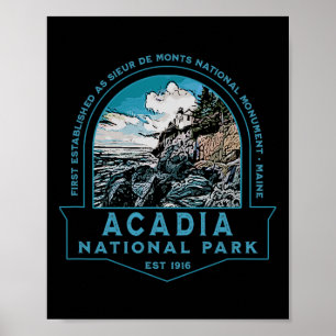 Acadia National Park Maine Usa Vacation Travel Sou Poster