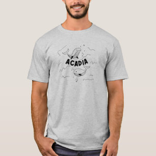 Acadia National Park Maine Whales T-Shirt