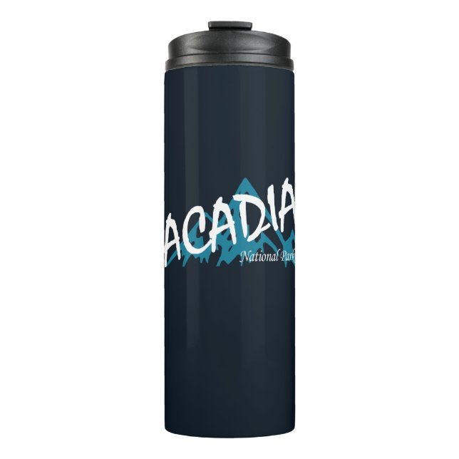 Acadia National Park Mountains Thermal Tumbler (Front)