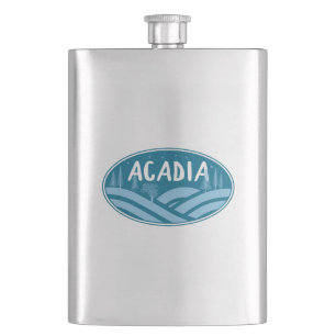 Acadia National Park Outdoors Hip Flask