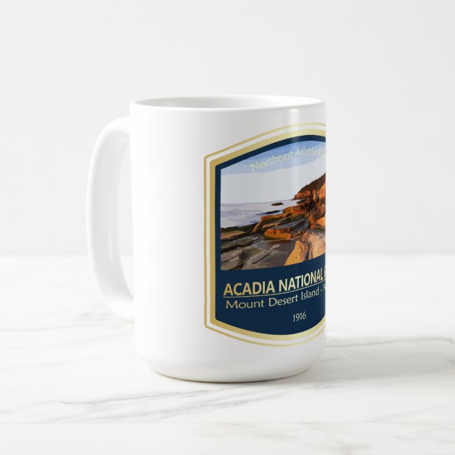 Acadia National Park (PF1) Coffee Mug (Front Left)