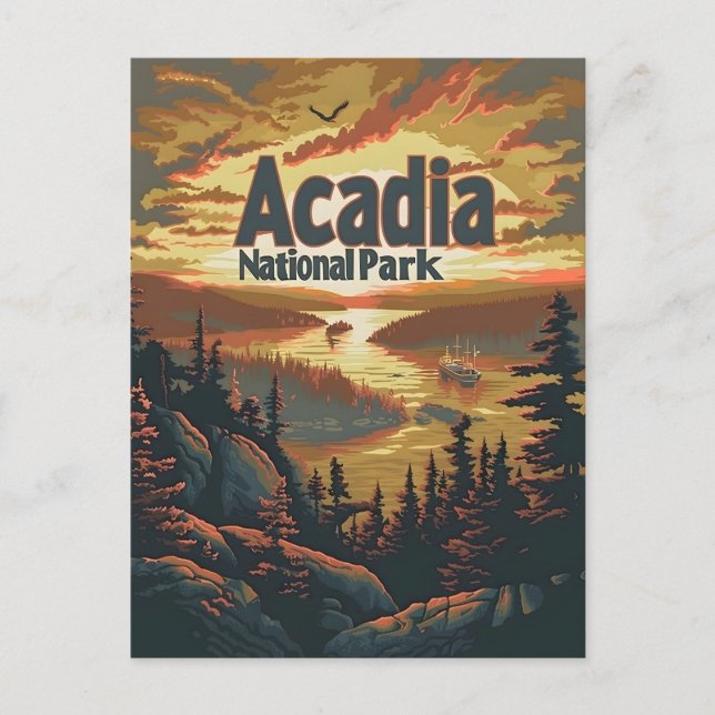 Acadia National Park Postcard (Front)