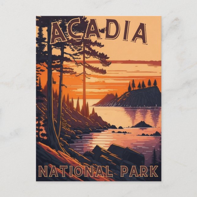 Acadia National Park Postcard (Front)