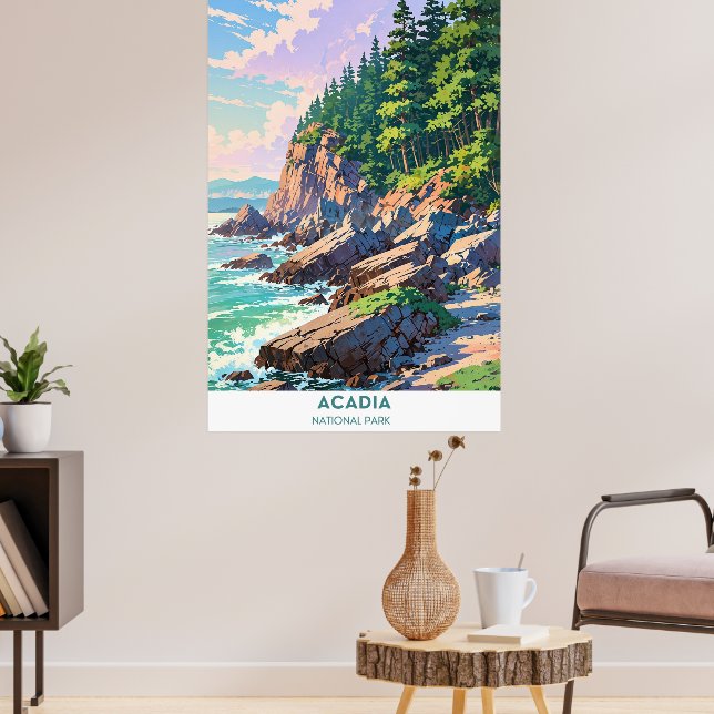 Acadia National Park Poster (Living Room 3)