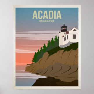 Acadia National Park Poster